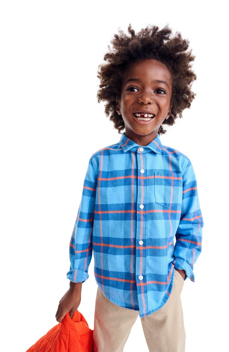 Primary Long Sleeve Flannel Plaid Button Down, Alternate, color, 