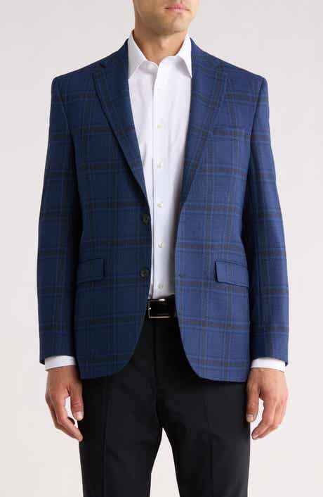 Jack Victor Elex Plaid Wool Blend Sport Coat