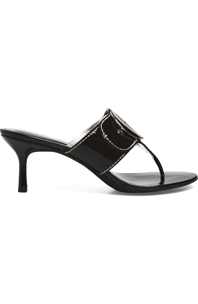 Jeffrey Campbell Solani Buckle Accent Sandal, Alternate, color, Black Silver