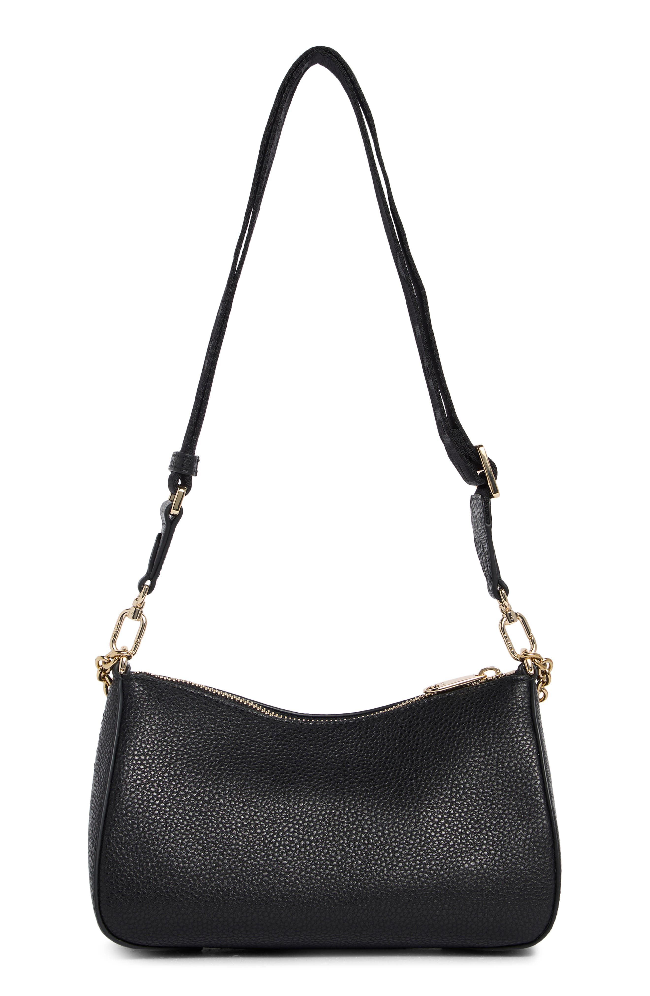 Furla Petunia Chain Strap Mini Crossbody Bag, Alternate, color, Nero