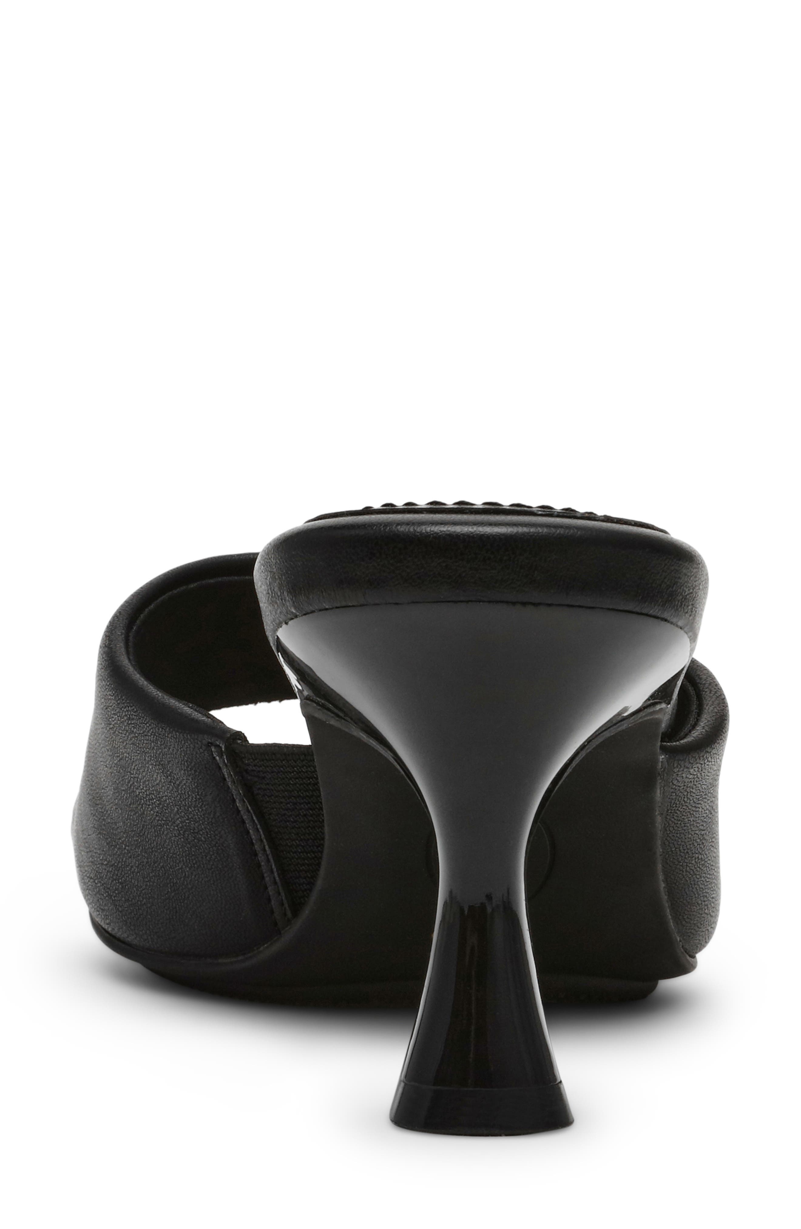 Anne Klein Jerilyn Slide Sandal, Alternate, color, Black Smooth