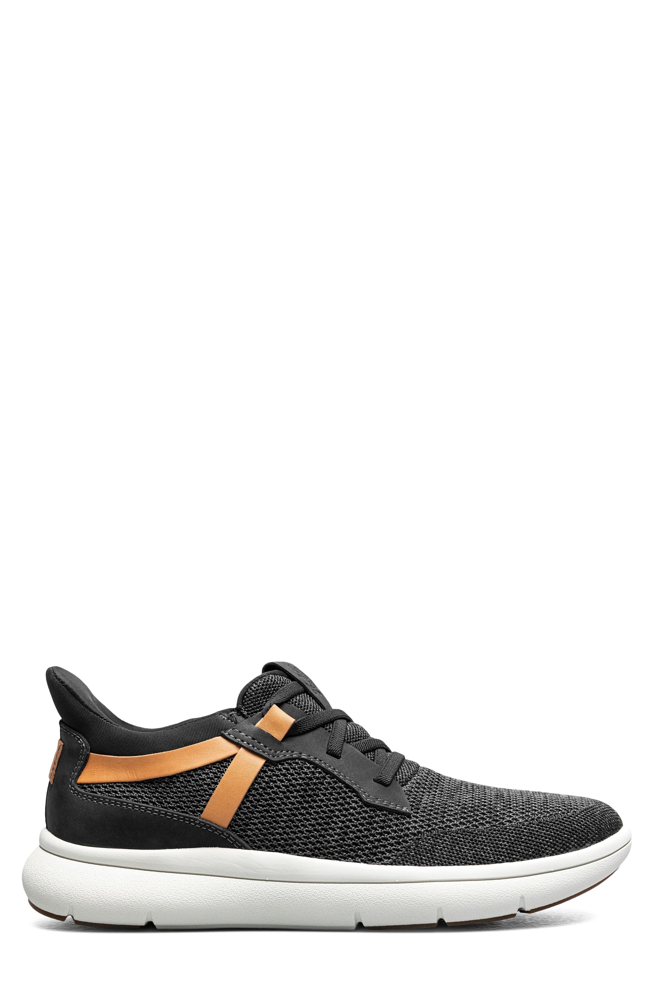 Fleet Knit Elastic Sneaker, Alternate, color, BLACK MULTI