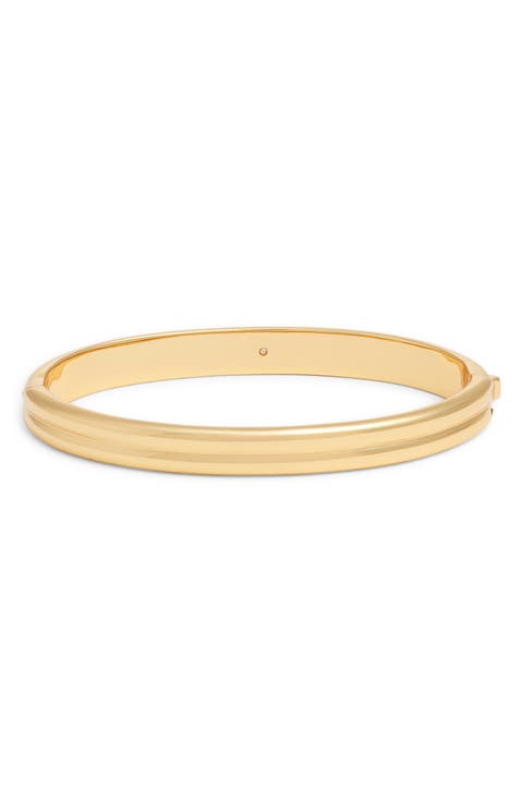 Demi Fine Smooth Hinge Bangle