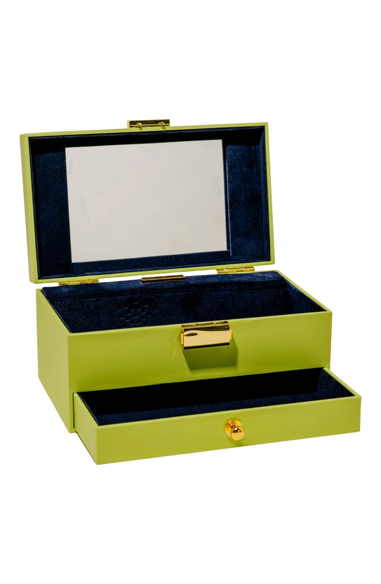 VoiceGift Voice Recordable Keepsake Memory Box with Lid - Treasure Chest for Wedding, Birthday, Anniversary, Jewelry, Photos, Small Collectibles and Memories | Lime Green, Alternate, color, Lime Green