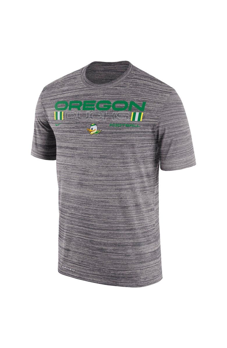 Nike Men's Nike Gray Oregon Ducks Team Velocity Legend Performance T-Shirt, Alternate, color, 