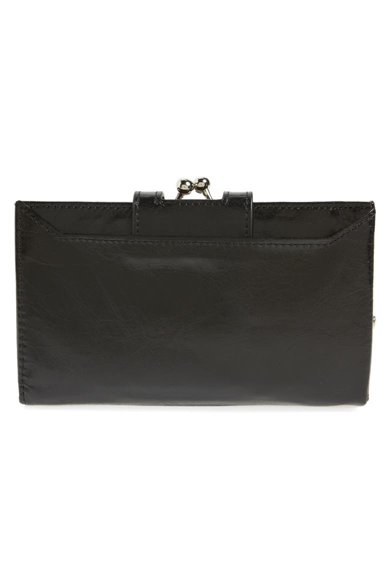 'Alice' Leather Wallet, Alternate, color, BLACK