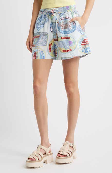 Damson Madder Holiday Print Shorts
