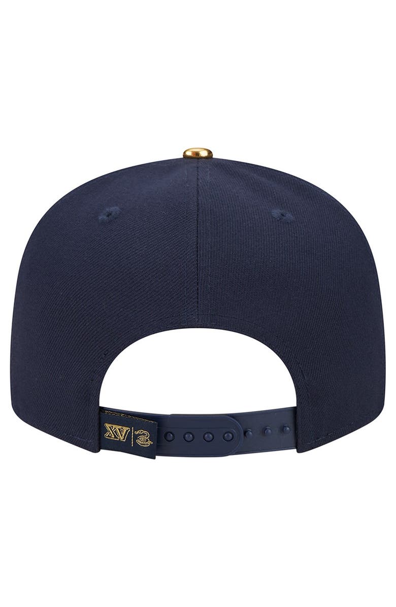 New Era Men's New Era Navy/Gold Philadelphia Union 15th Anniversary 9FIFTY Snapback Hat, Alternate, color,