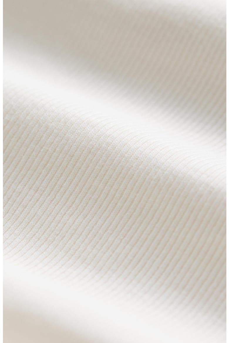 Perfect Rib Scoop Neck Tank Made With Organic Cotton, Alternate, color, Cream