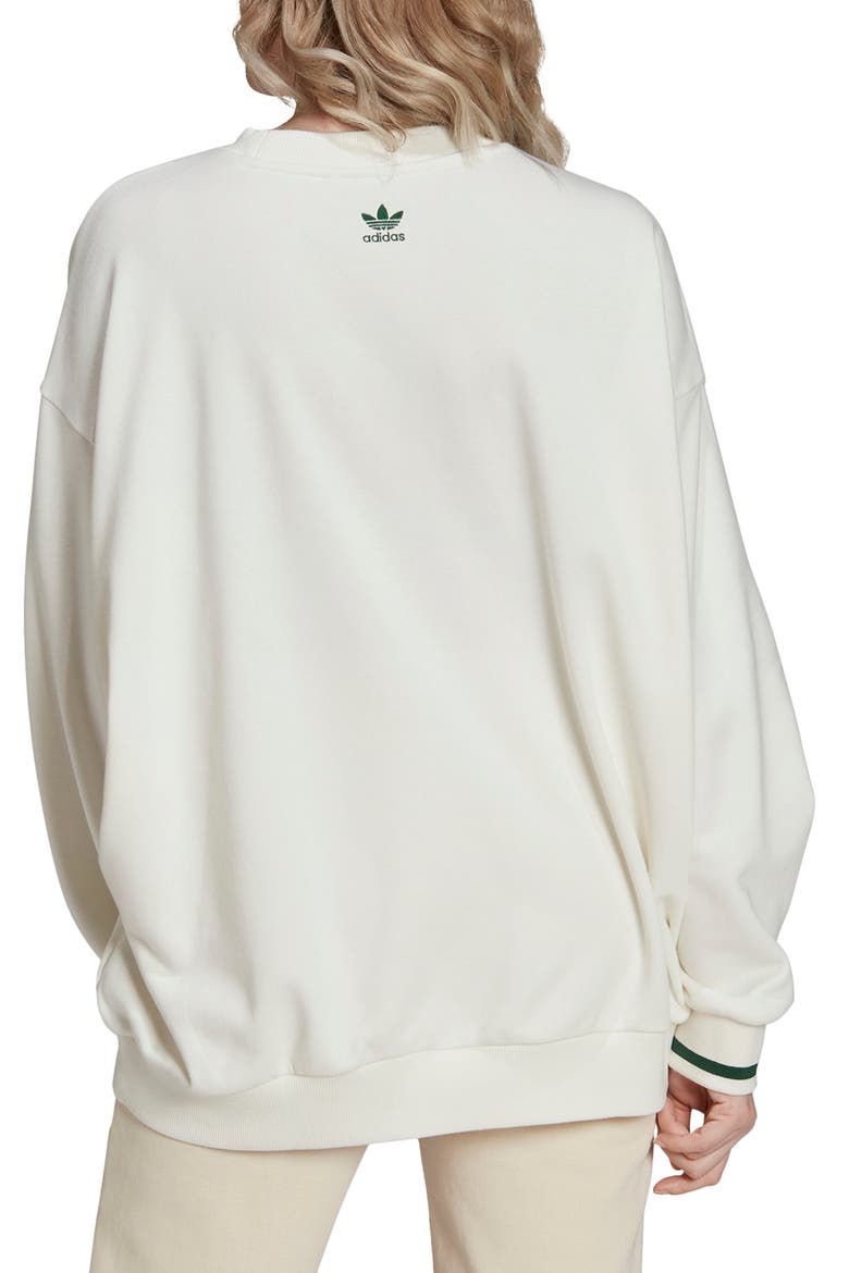Tennis Graphic Sweatshirt, Alternate, color, OFF WHITE