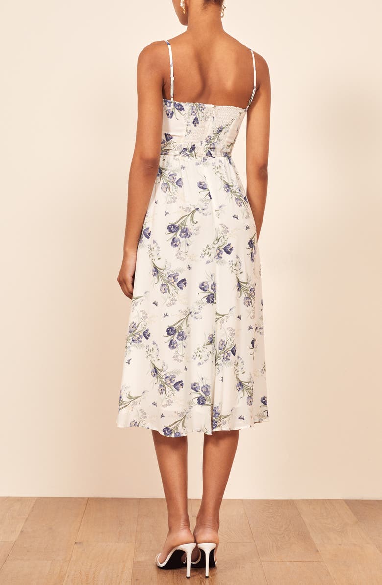 Reformation Rosehip Fit & Flare Dress, Alternate, color,