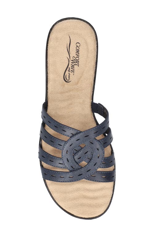EASY STREET EASY STREET CAMMIE PERFORATED SANDAL