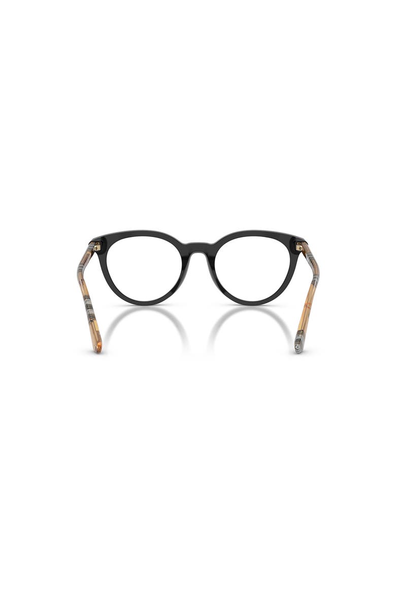50mm Round optical glasses, Alternate, color, Black