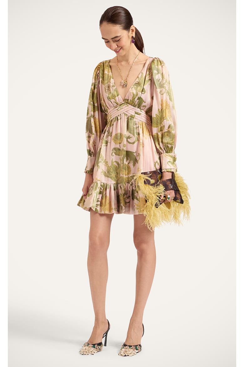 Beaming Dress, Alternate, color, Coven Pink