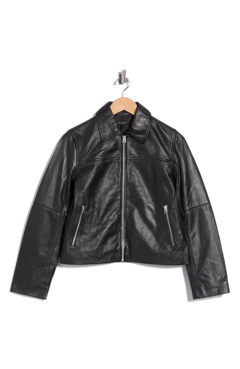 Cass Leather Moto Jacket