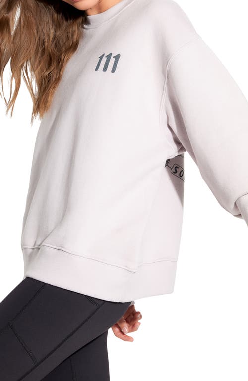 Spiritual Gangster Trance La Brea Cotton Sweatshirt In Purple