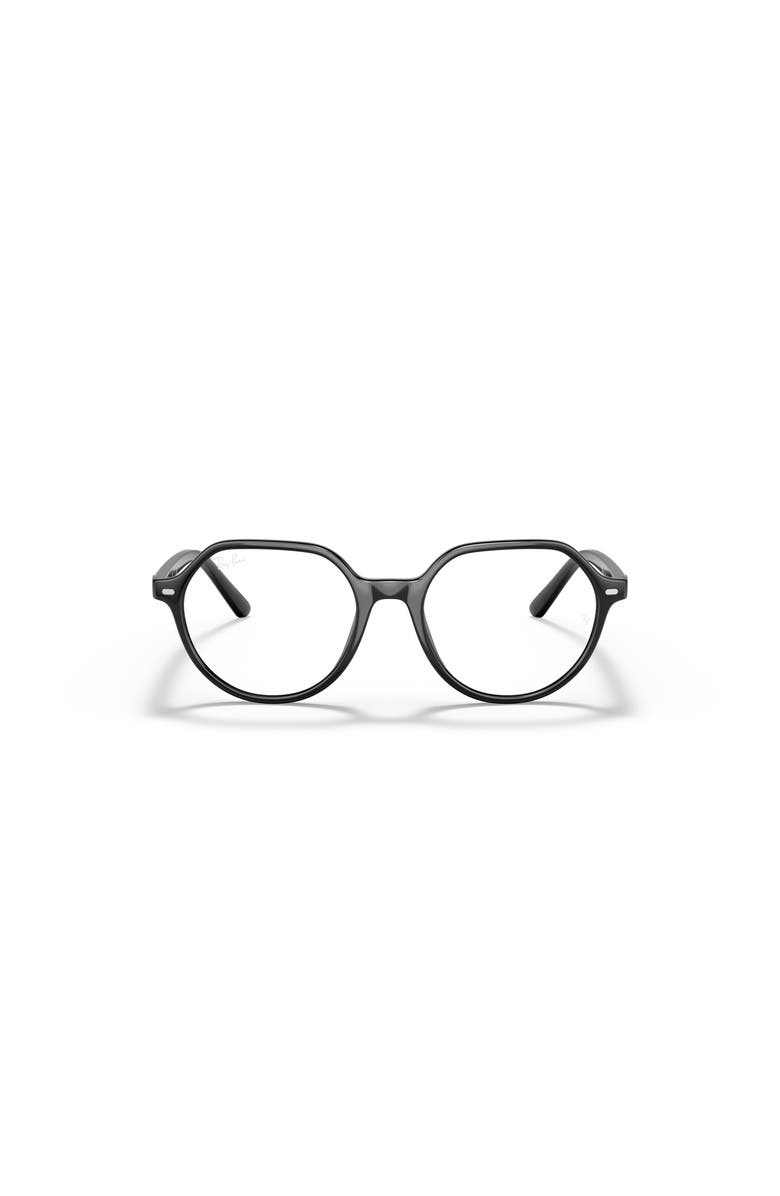 Ray-Ban 47mm Square optical glasses, Alternate, color, Black