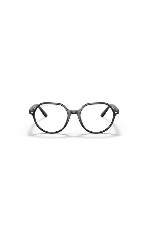 Ray Ban Ray-ban 47mm Square Optical Glasses In Black