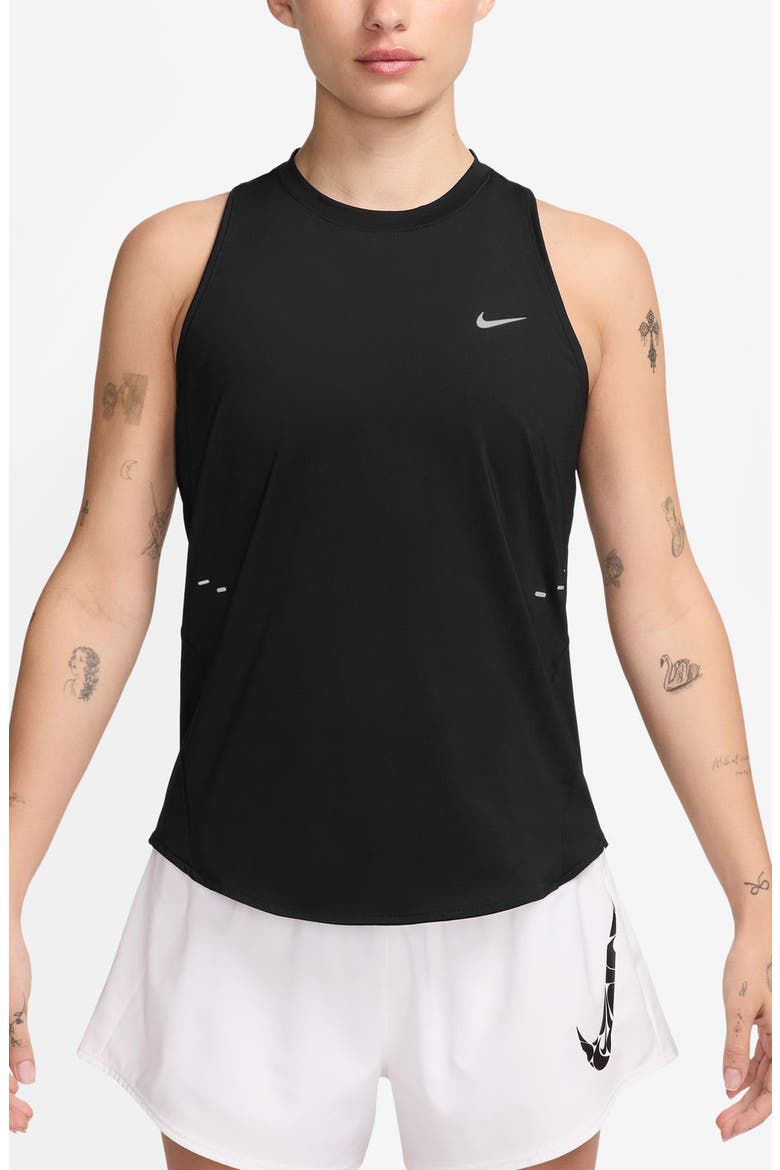 Swift Dri-FIT Running Tank Top, Main, color, BLACK/REFLECTIVE SILVER