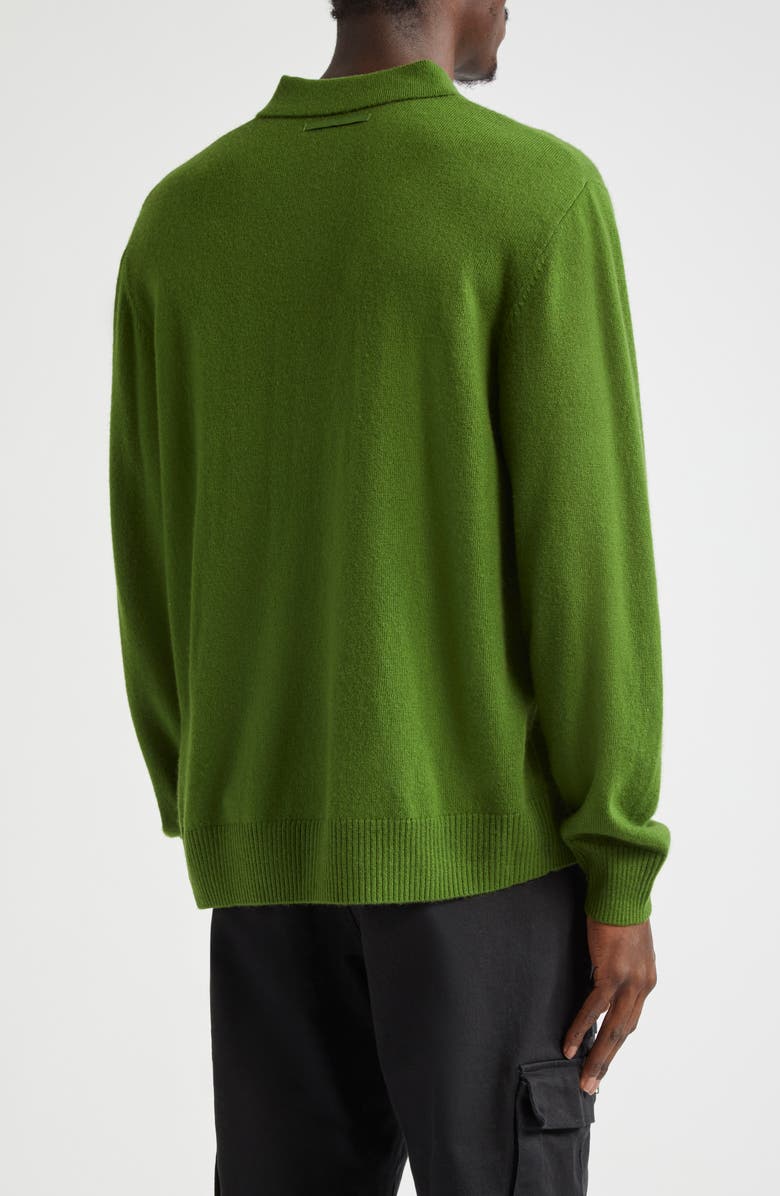 Undercover Lamb Patch Wool & Cashmere Cardigan, Alternate, color, 