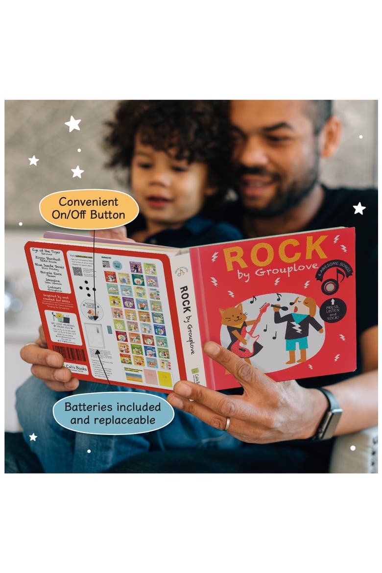 'Rock by Grouplove' Sing-Along Board Book, Alternate, color, RED