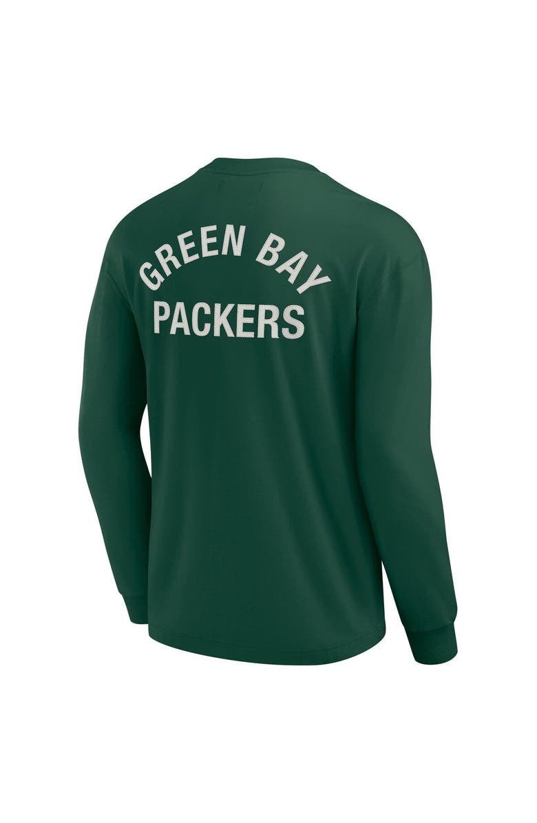 Fanatics Signature Unisex Fanatics Signature Green Green Bay Packers Elements Super Soft Long Sleeve T-Shirt, Alternate, color, Green