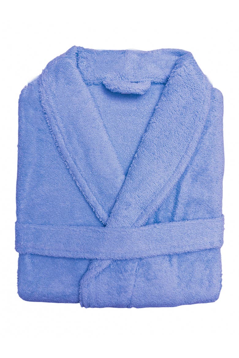 Home Spa Cotton Terry Robe, Main, color, Ocean Blue