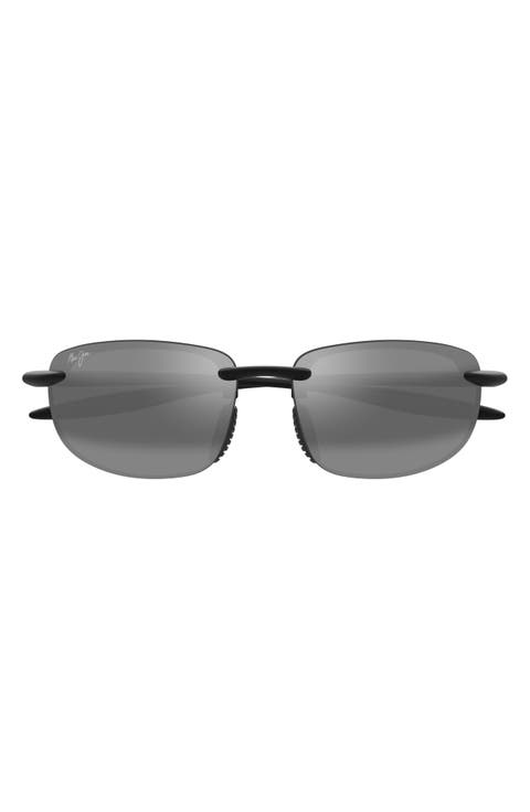 Hookipa 64mm Polarized Rectangle Sunglasses