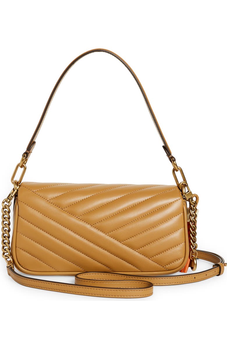 Tory Burch Kira Small Chevron Tassel Shoulder Bag, Alternate, color,