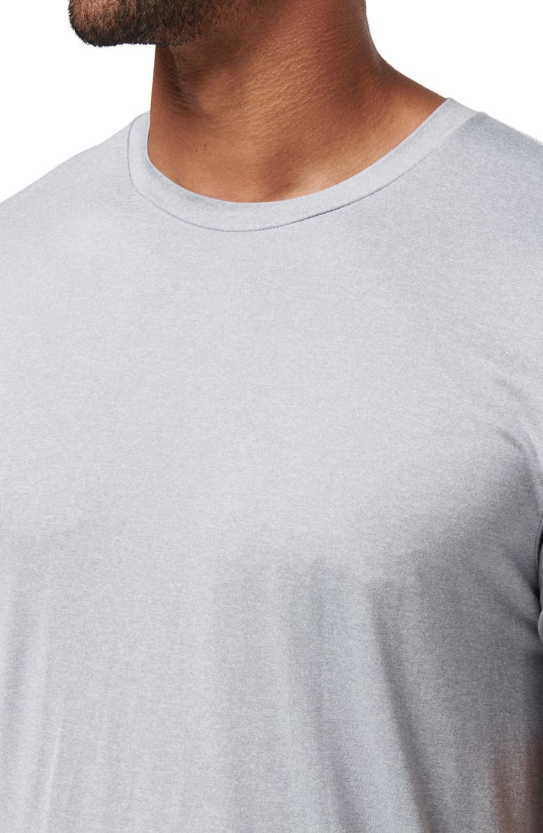 TravisMathew Risk Taker Crewneck T-Shirt, Alternate, color, Heather Light Grey