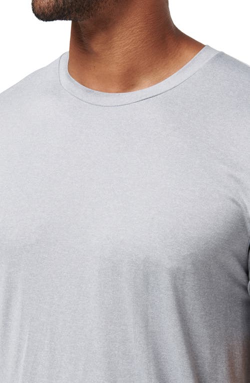 Travismathew Risk Taker Crewneck T-shirt In Heather Light Grey