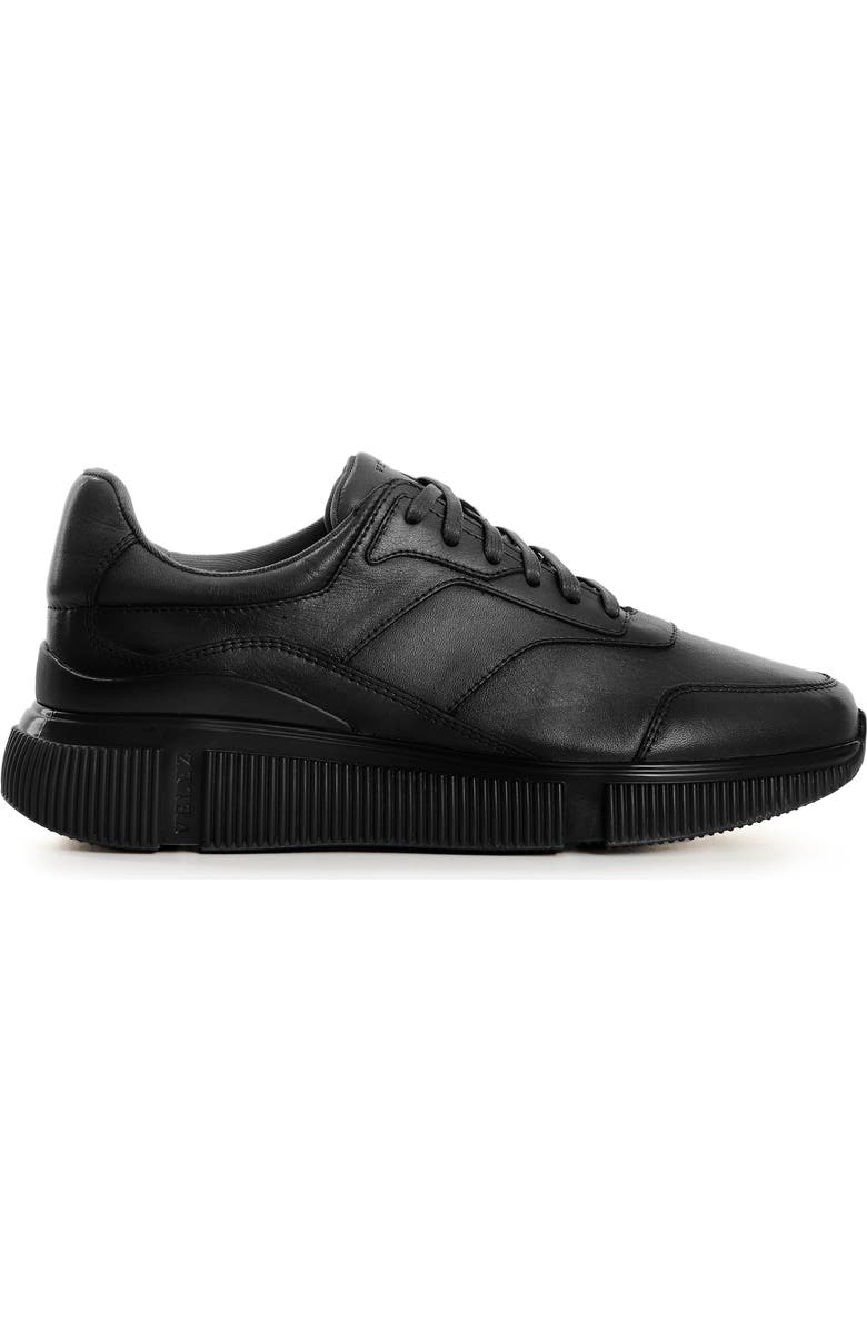 Velez Bikal Leather Sneakers with Casual Silhouette, Main, color, Black