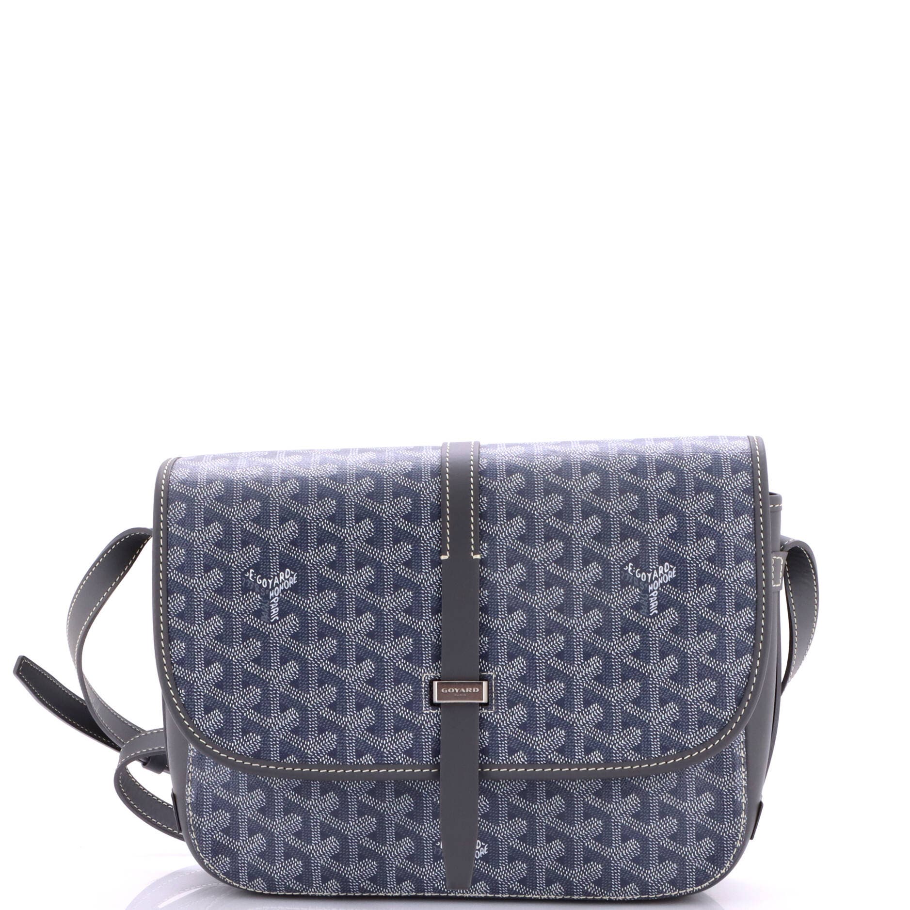 Belvedere II Messenger Bag Coated Canvas MM, Main, color, Grey