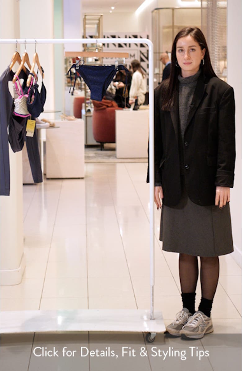 Midnight Blue Sunning Reversible Bikini Bottoms, sales video thumbnail