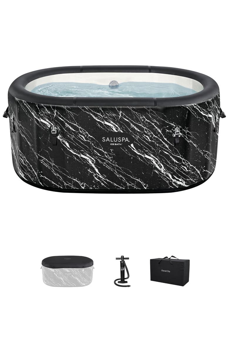 SaluSpa Glacial Dip Cold Plunge Inflatable Tub, Alternate, color, Multicolored