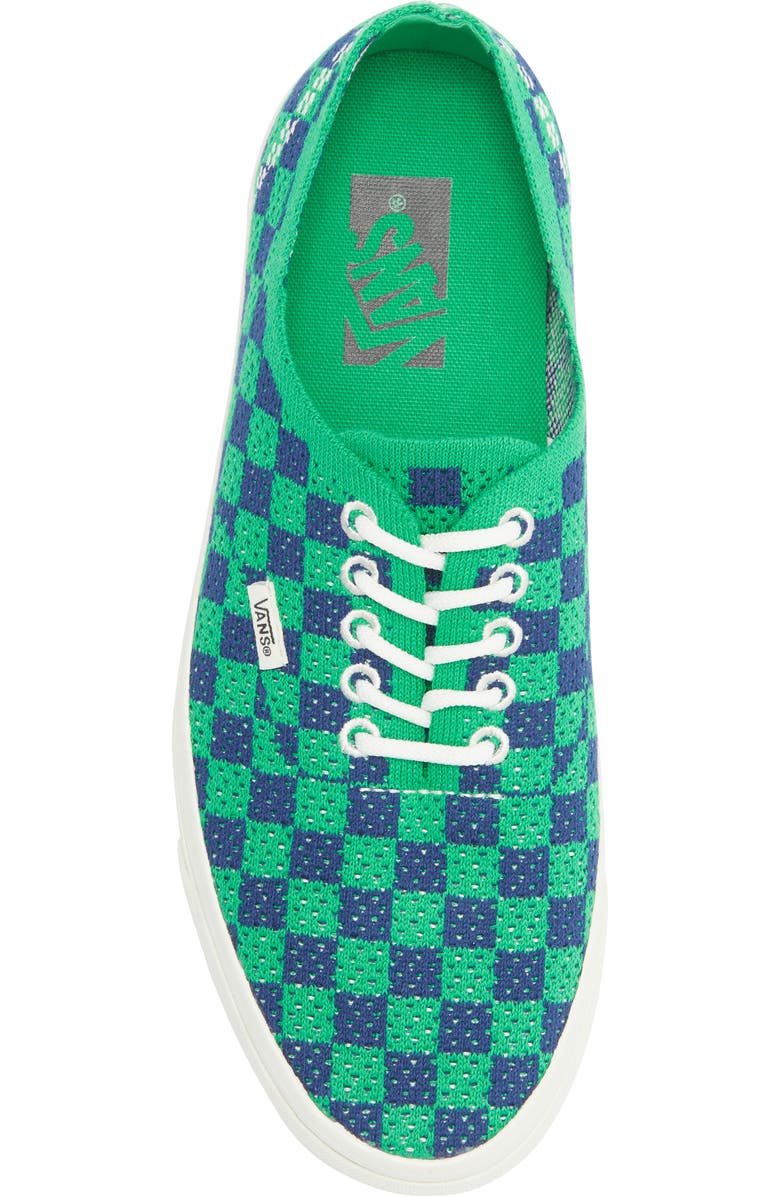 Vans Authentic 44 EK Sneaker, Alternate, color, Punk Check Green/Navy
