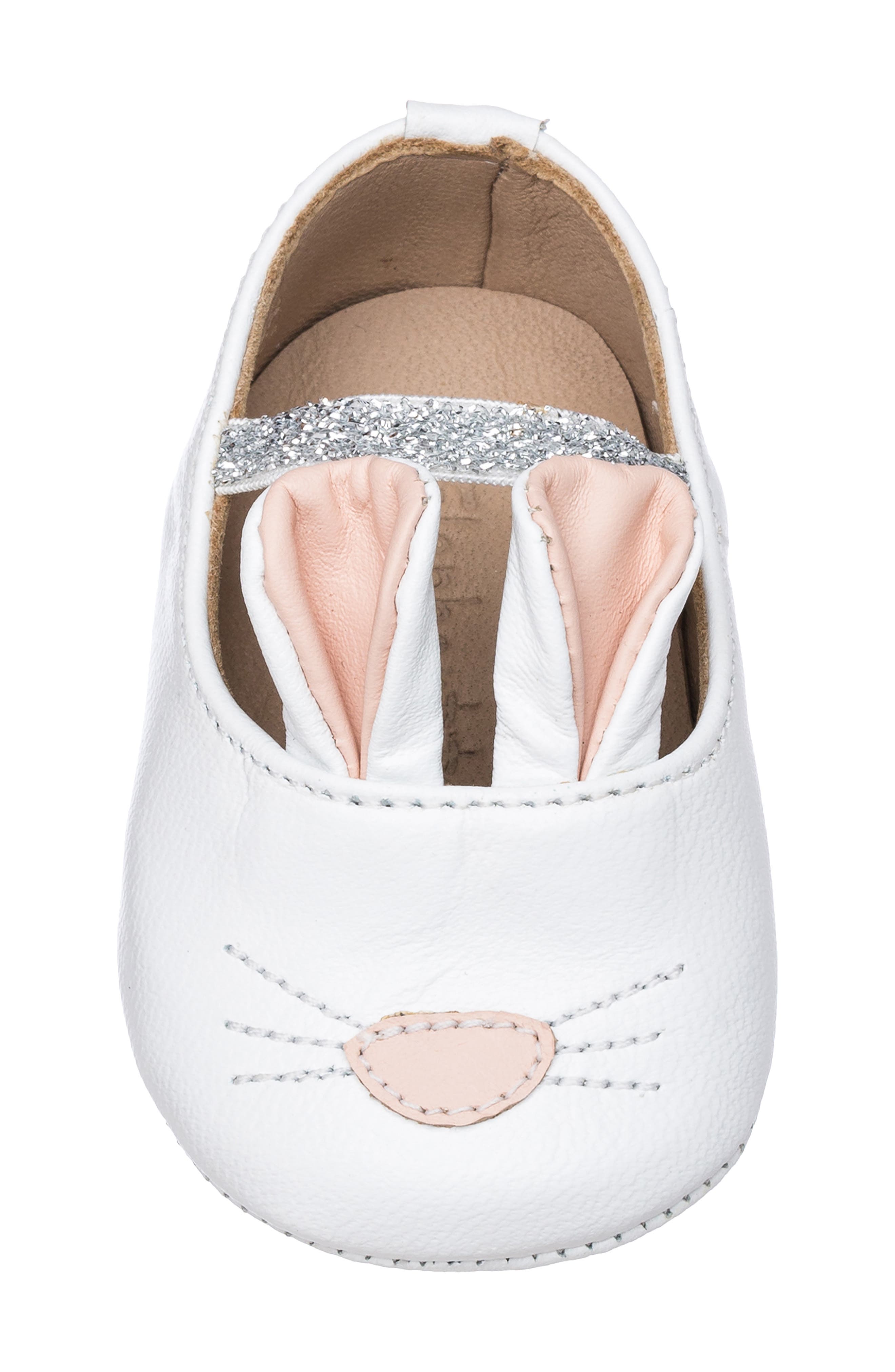 Elephantito Bunny Crib Shoe, Alternate, color, 
