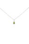  Green Peridot | White