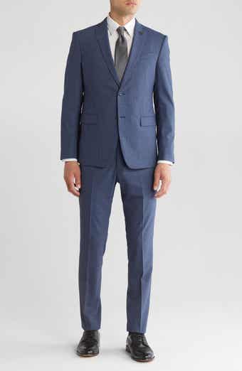 John Varvatos Star USA Bleecker Slim Fit Wool Suit