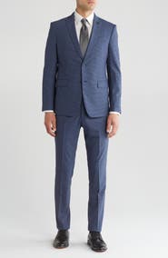 John Varvatos Star USA Bleecker Slim Fit Wool Suit