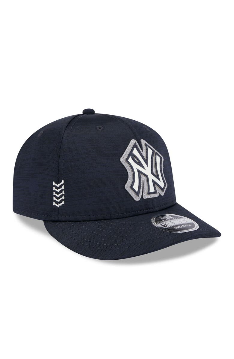 New Era Men's New Era Navy New York Yankees 2024 Clubhouse Low Profile 9FIFTY Snapback Hat, Alternate, color, Navy
