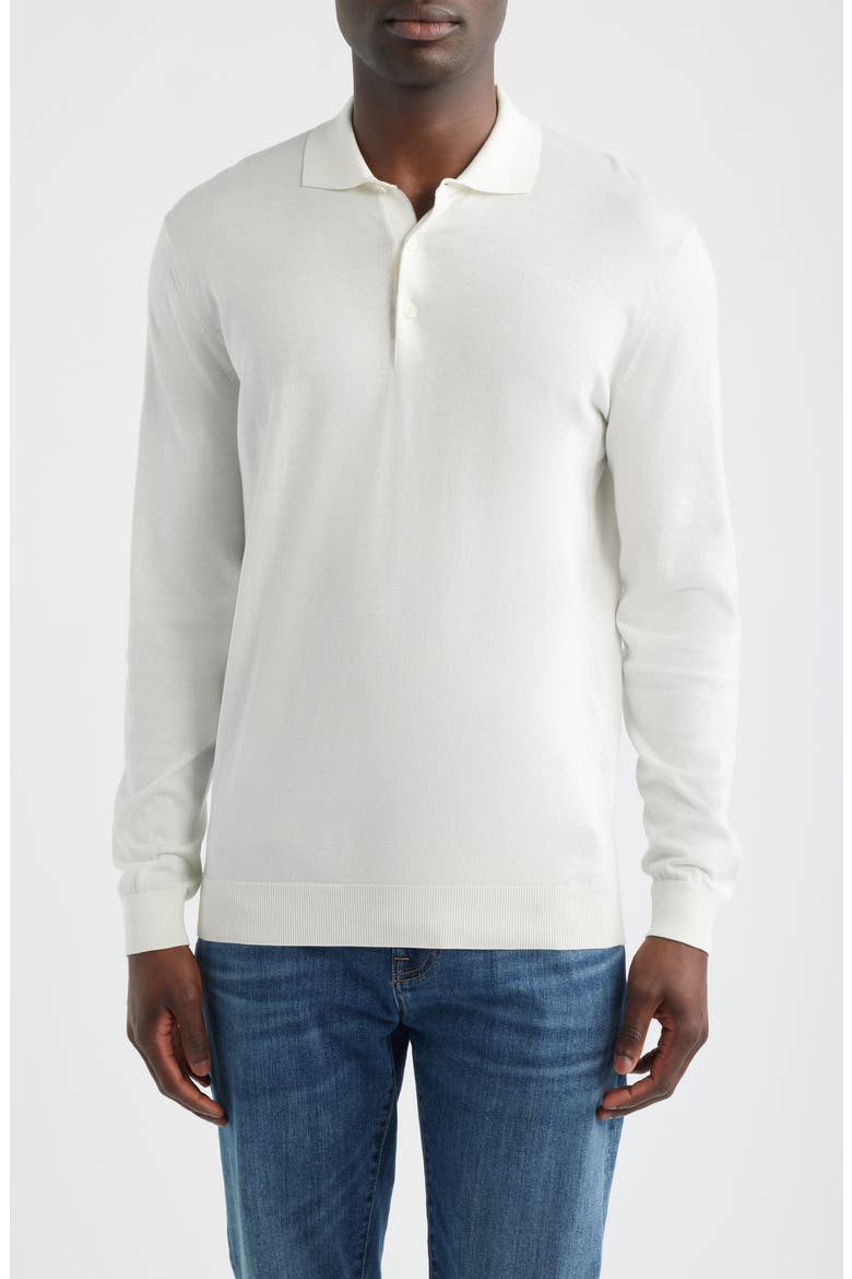 Crown Crafted Mariner Polo Sweater, Main, color, ALMOND