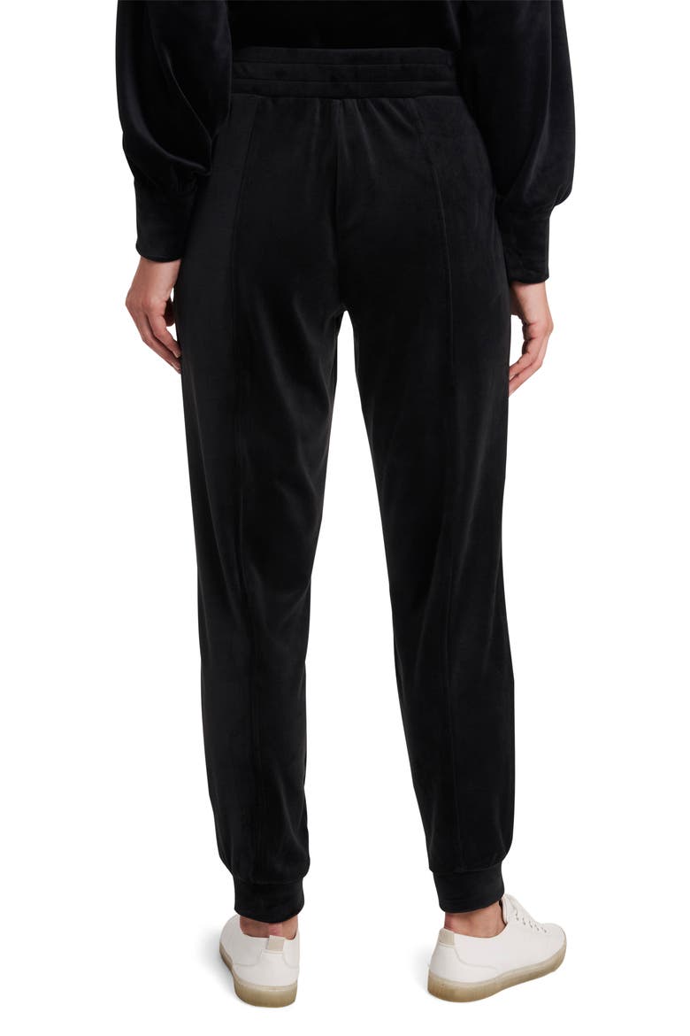 Velour Pants, Alternate, color, RICH BLACK