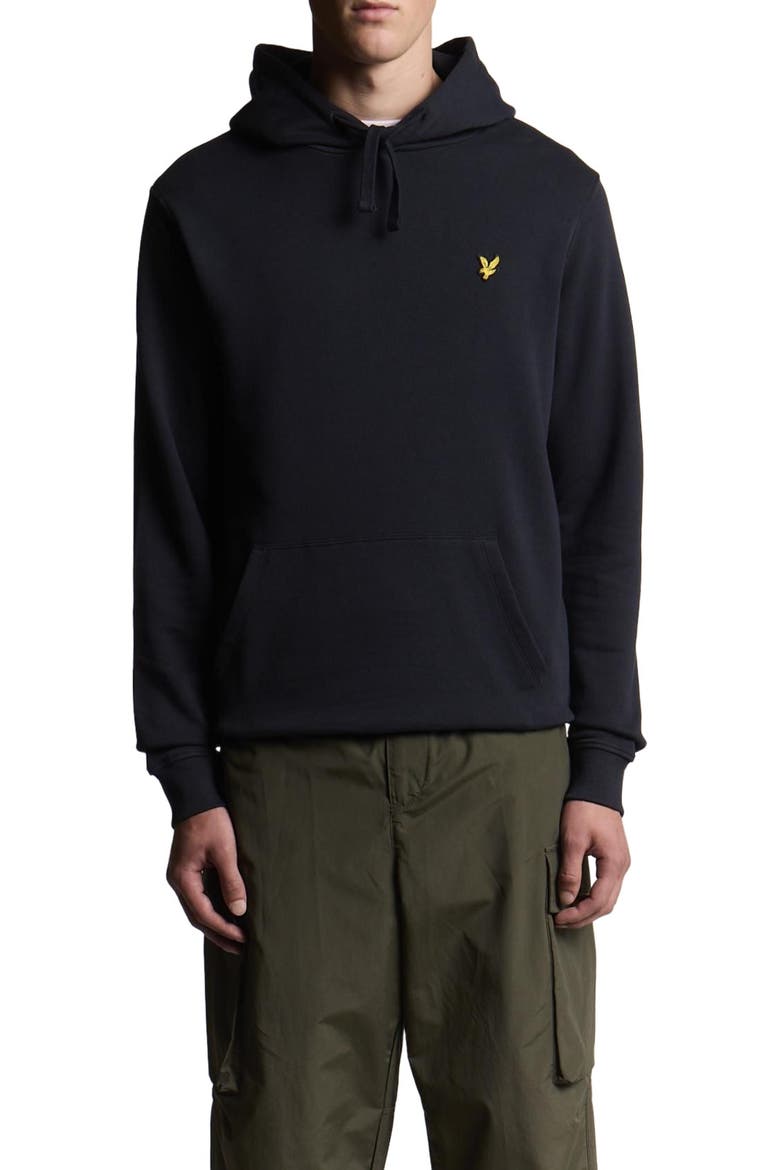 Long Sleeve Pull Over Hoodie, Alternate, color, Dark Navy