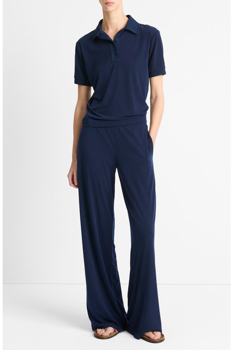 Short Sleeve Polo Shirt, Alternate, color, NAVY