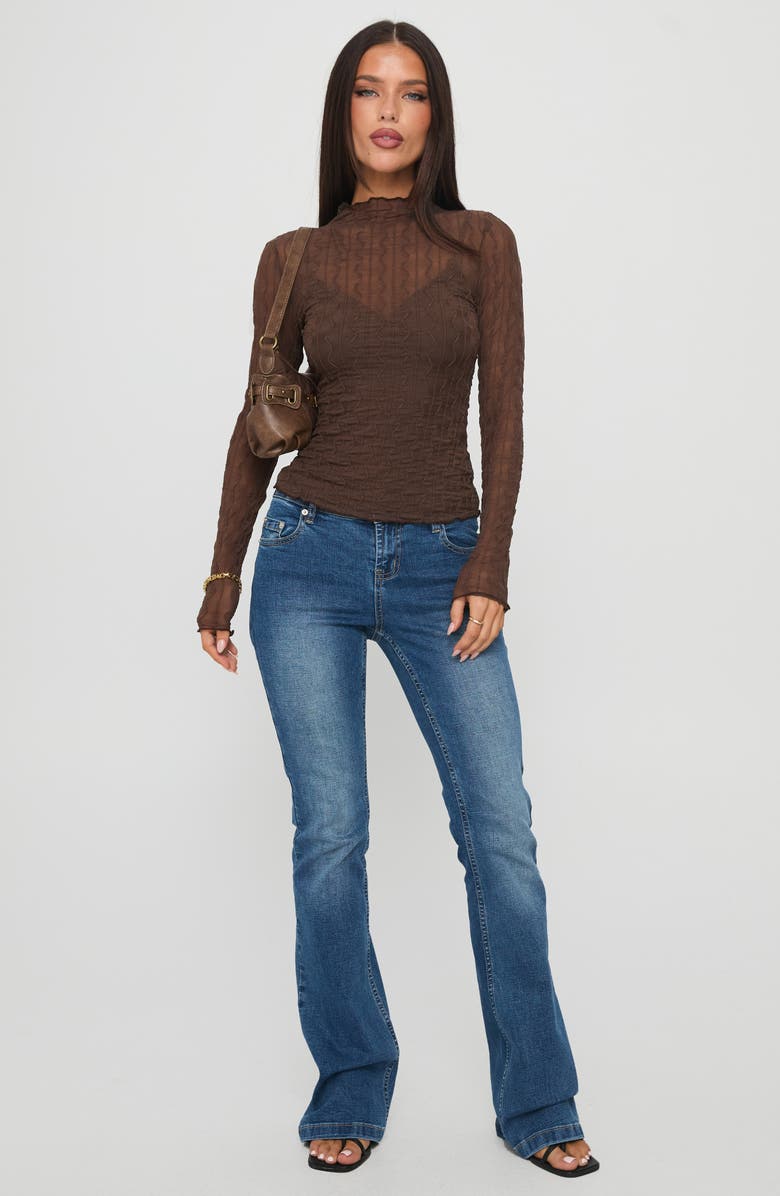 Princess Polly Fabiana Texture Layering Top, Alternate, color, 