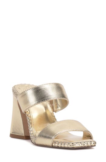 Vince Camuto Kaden Slide Sandal In Gold