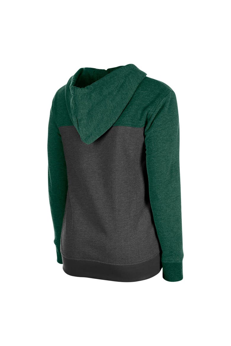 Women's New Era Green New York Jets Color-Block Full-Zip Hoodie, Alternate, color, Green