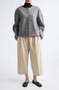 Maria McManus Crescent Stretch Wool & Cashmere Crop Jacket