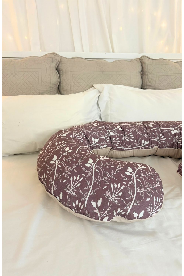 Pregnancy Pillow, Alternate, color, Rosehip